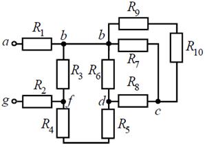 Решение задач Расчет электрических цепей постоянного тока методом эквивалентных преобразований - student2.ru