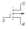 Рис3.5. Схемные обозначения полевых транзисторов - student2.ru