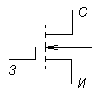 Рис3.5. Схемные обозначения полевых транзисторов - student2.ru