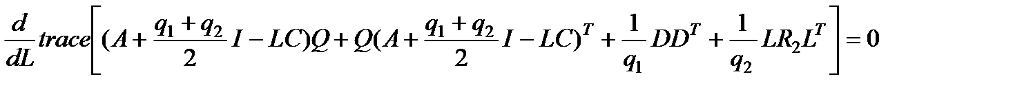 Синтез наблюдателя состояния с зависимыми от времени коэффициентами на основе решения матричной системы сравнения - student2.ru