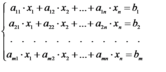 Системы линейных уравнений, методы их решения. - student2.ru