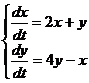 Системы линейных уравнений с постоянными коэффициентами, методы их решения. - student2.ru