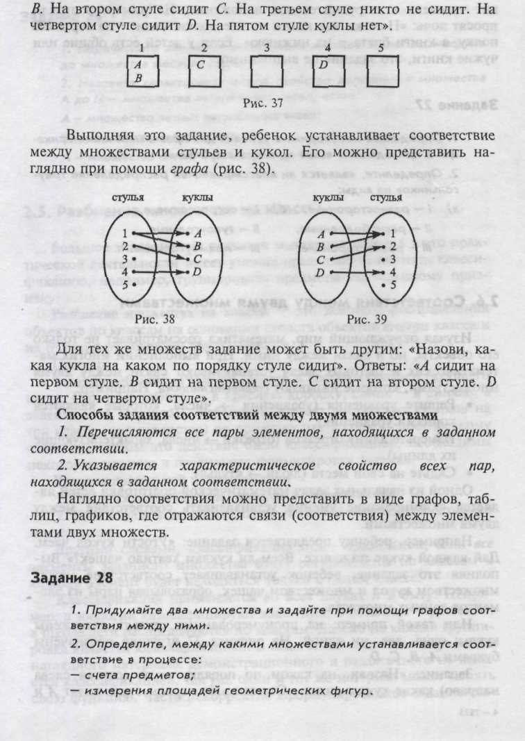 Соответствия между двумя множествами - student2.ru