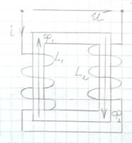 Согласное и встречное включение индуктивно связанных катушек. - student2.ru