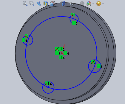 Создание трехмерной параметрической модели в системе SolidWorks - student2.ru