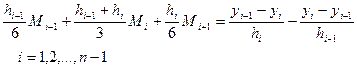 сплайндар арқылы жуықтау - student2.ru