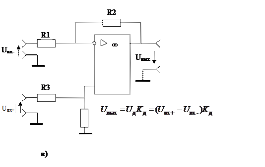 Способы построения усилительных каскадов на базе операционных усилителей - student2.ru