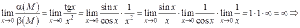 Сравнение бесконечно малых функций. Эквивалентные бесконечно малые - student2.ru