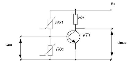 Стабилизация режима покоя каскада с общим эмиттером - student2.ru
