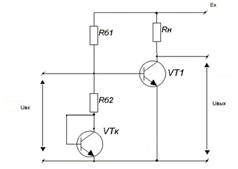 Стабилизация режима покоя каскада с общим эмиттером - student2.ru