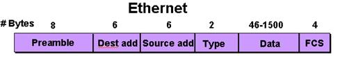 Стандарт 802.3 определяет восемь полей заголовка. - student2.ru