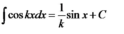 Свойства неопределенного интеграла - student2.ru