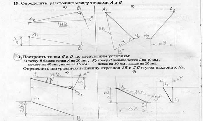 Теорема о проецировании прямого угла - student2.ru