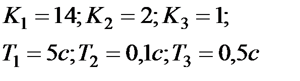 Пример построения логарифмических частотных характеристик статической системы управления - student2.ru
