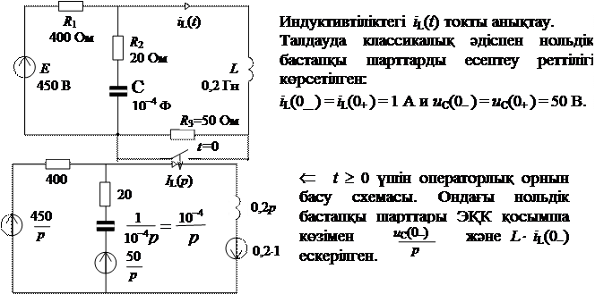 Тпелі процестерді операторлық әдіспен есептеу - student2.ru