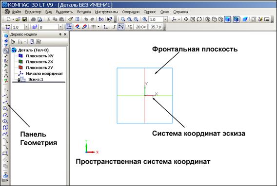 Укажите начальную точку отрезка или введите ее координаты - student2.ru
