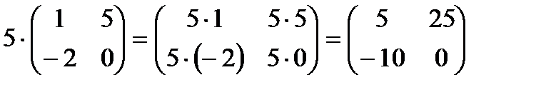 Умножение матрицы на число. - student2.ru