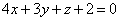 Уравнение плоскости, проходящей через данную точку и имеющей данный нормальный вектор - student2.ru