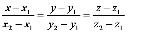 Уравнение плоскости, проходящей через три заданные точки - student2.ru