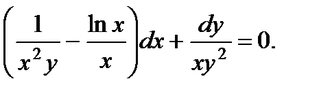 Уравнение в полных дифференциалах. Интегрирующий множитель - student2.ru