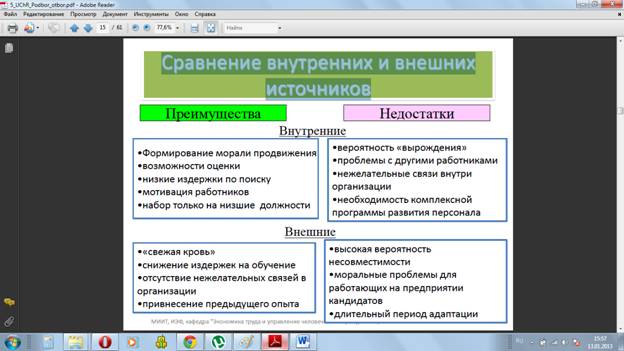 принципы формирования кадровой политики организации - student2.ru