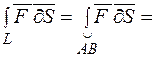 Властивості криволінійного інтегралу ІІ роду - student2.ru