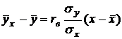 Выборочное уравнение прямой линии регрессии по сгруппированным данным. Выборочный коэффициент корреляции - student2.ru