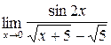 Вычисление пределов функции - student2.ru