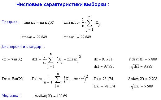 Вычисление эмпирических параметров - student2.ru
