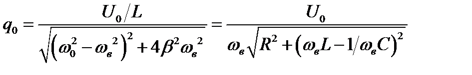 Вынужденные колебания в контуре. Резонанс - student2.ru