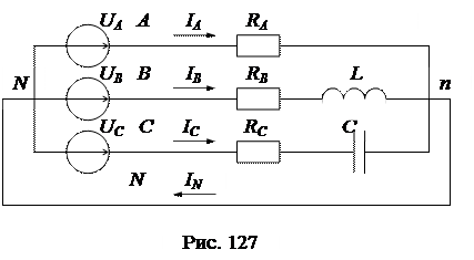 Высшие гармоники в трехфазных цепях - student2.ru