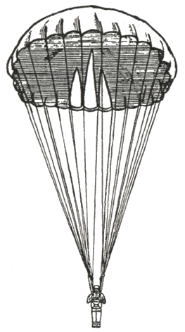Вытяжной шаровой бесстропный парашют - student2.ru