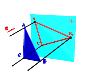 YА>YВ. Тогда точка А расположена дальше от плоскости П2 и ближе к наблюдателю, чем точка В - student2.ru
