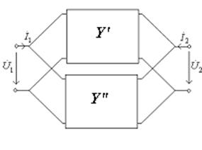 Эквивалентные преобразования в цепях с различными способами соединения четырехполюсников - student2.ru