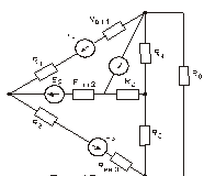 Задача 3. Расчет трехфазной, соединенной треугольником - student2.ru