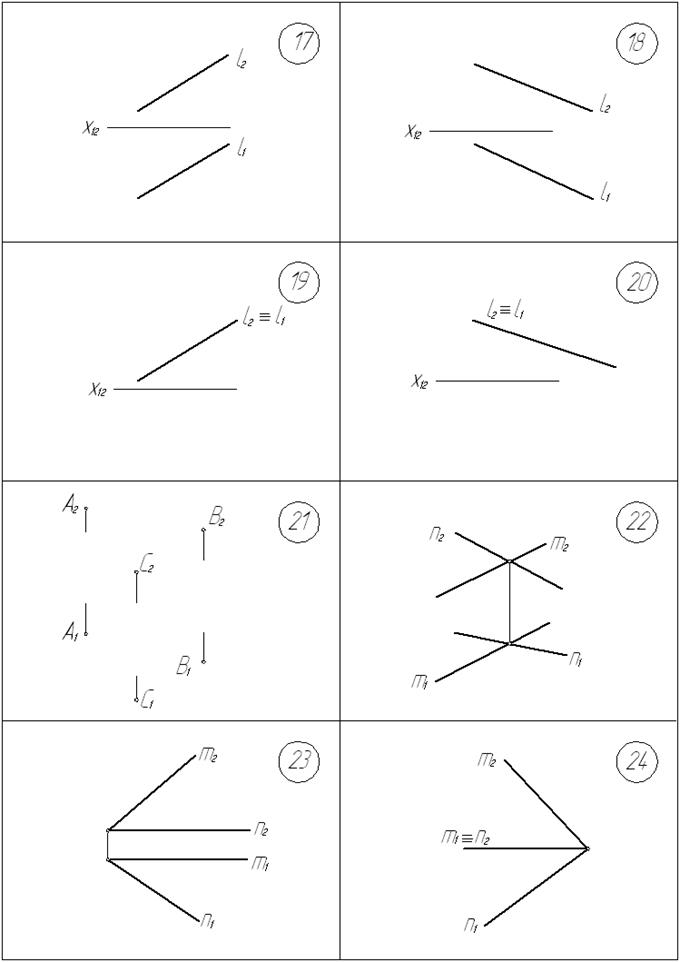 Задача № 2.3. Построить дополнительную ортогональную проекцию плоскости a (D АВС) на плоскости, перпендикулярной этой плоскости - student2.ru