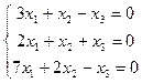 Задачи для самостоятельного решения. Найти решение однородной системы: - student2.ru