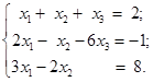 Задачи для самостоятельного решения. Решите системы линейных уравнений по формулам Крамера.  - student2.ru
