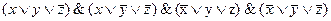 Задания для самостоятельного решения. Для f(x,y,z) равной единице на указанных наборах удалить несущественные переменные. - student2.ru