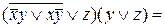 Задания для самостоятельного решения. Для f(x,y,z) равной единице на указанных наборах удалить несущественные переменные. - student2.ru