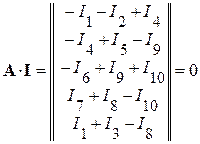Законы Кирхгофа в матричной форме - student2.ru