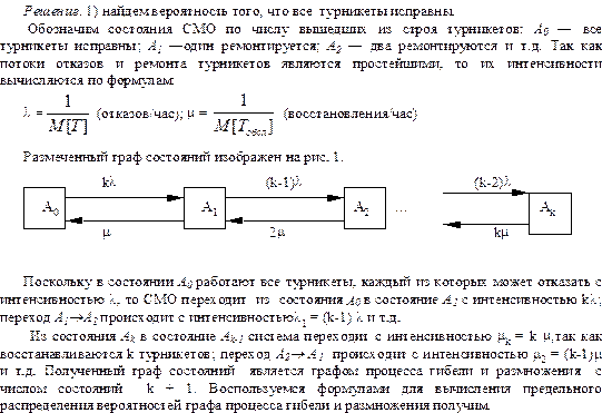 Замкнутые системы массового обслуживния - student2.ru