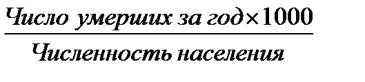 Анализ медико-демографических показателей - student2.ru