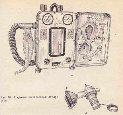 аппаратура для искусственной вентиляции легких и наркоза - student2.ru