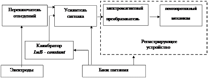 Блок-схема электрокардиографа - student2.ru