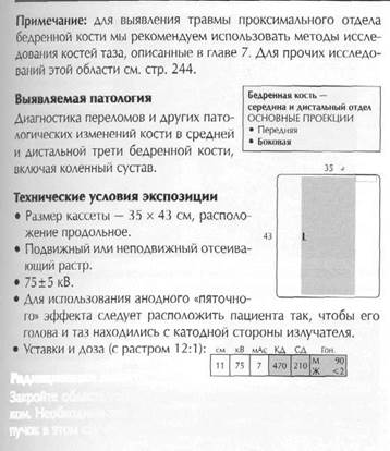 боковая - медиолатеральная или латеромедиальная проекция: бедренная кость - student2.ru