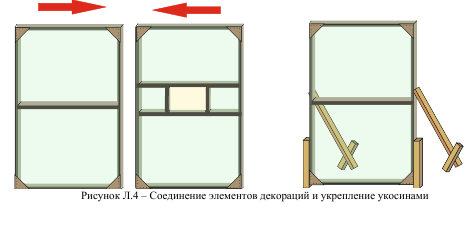 Декораций и установка оборудования, применяемая на занятиях - student2.ru