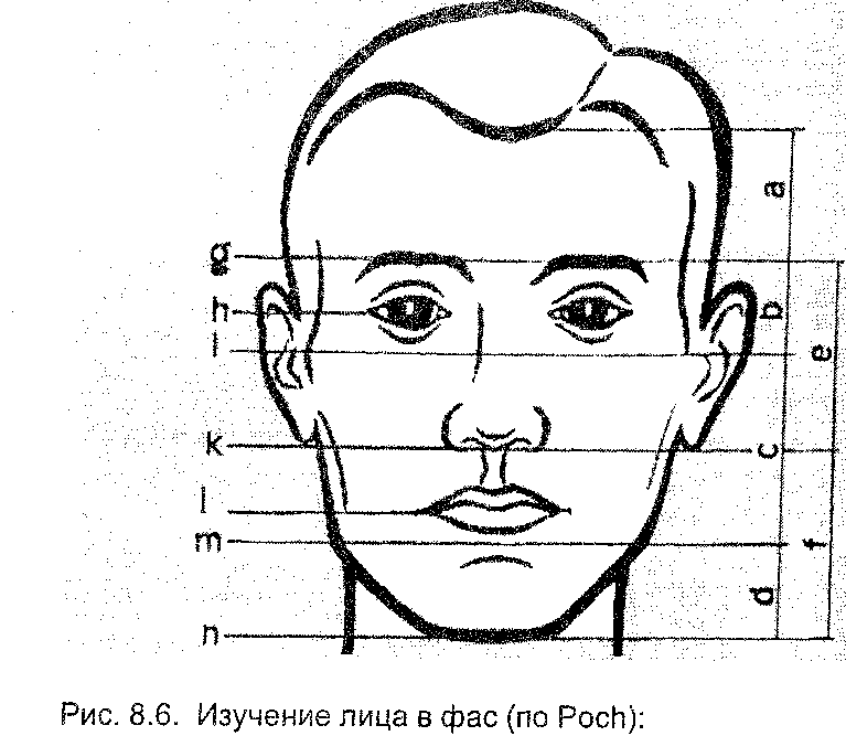 Исследование пропорционального развития частей лица. - student2.ru