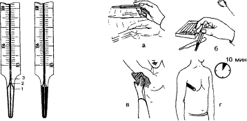 Измерение температуры тела в подмышечной впадине - student2.ru